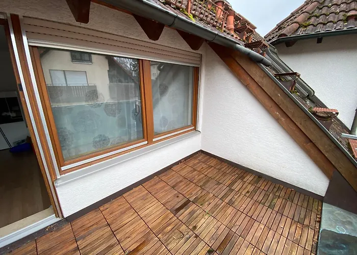 Appartement Am Kaibach - Kueche - Balkon - Bad