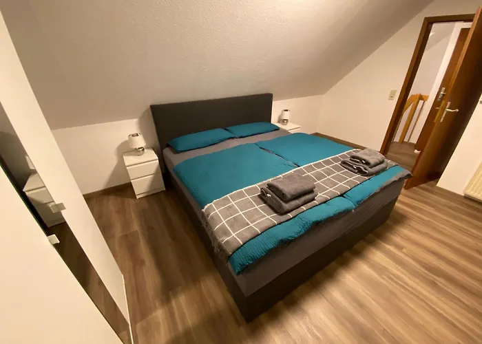 Appartement Am Kaibach - Kueche - Balkon - Bad